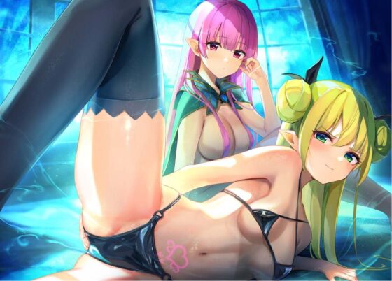 安眠担当&amp;いたずら担当!えちえち出張サキュバス&amp;エルフ!【フォーリーサウンド】 [テグラユウキ] | DLsite 同人 - R18