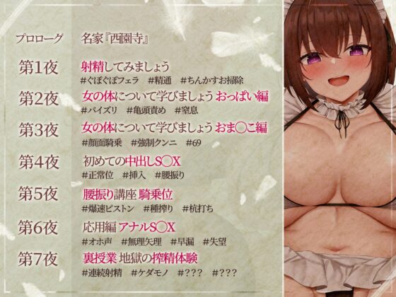 【おほ声】性教育のスパルタ実践授業でどすけべオホ声メイドに搾り取られるお話 [幻想アンジェリカ] | DLsite 同人 - R18