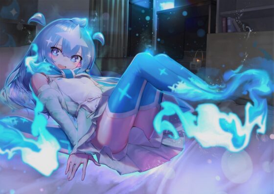 ユーレイちゃんは添い寝がしたい!添い寝大好きお姉さん系幽霊が曰く付き物件の先客だった件〜後編〜 [U-Stella Inc.] | DLsite 同人 - R18