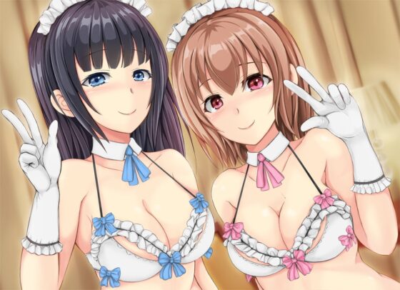 【2人CV・521回】種付け希望ギャルメイド×2のゲップ誘惑合戦～「エロゲップでぴゅっぴゅさせた方が先に子作りってことでヨロシク♪」～ [DL製作班] | DLsite 同人 - R18