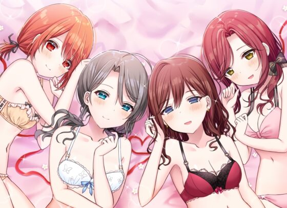 スキ×キス～彩楓、藍、帆波、夏凛の愛情ちゅっちゅご奉仕～ [DL製作班] | DLsite 同人 - R18