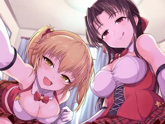JKアイドルくるりん☆スター2人の誘惑痴女攻撃♪ [スクィーズ] | DLsite 同人 - R18