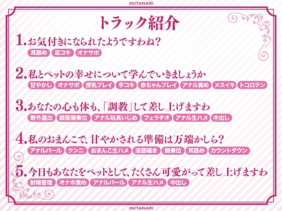 ふたなりお嬢様の歪んだマゾペット愛育性活-あなたを心から溺愛してどんな欲望も受け入れてくれる女の子様に躾けられる第二の人生- [Clubはにわり] | DLsite 同人 - R18