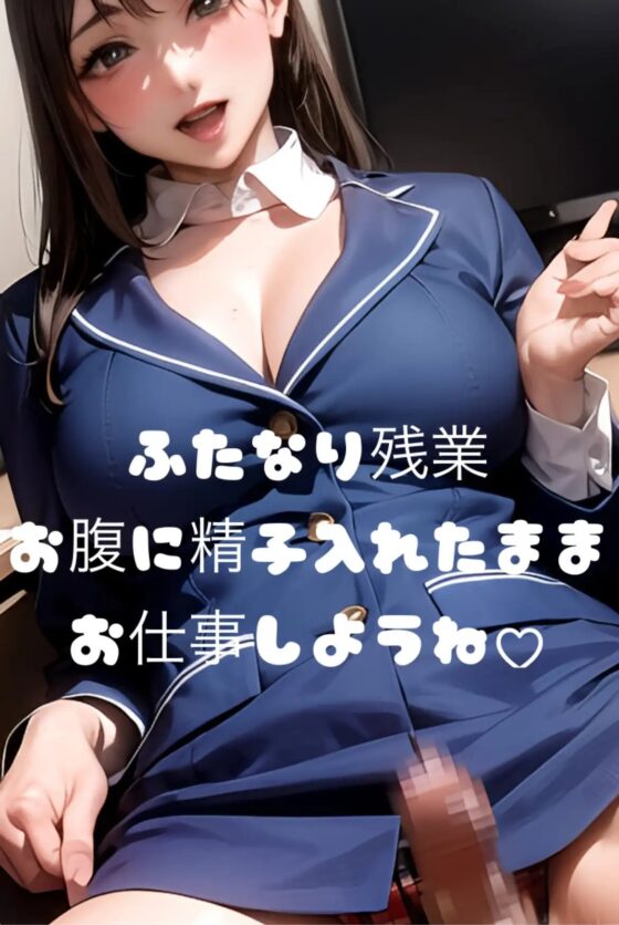 【逆転シチュ】ふたなり残業 お腹に精子入れたままお仕事しよ [たらこクラブ] | DLsite 同人 - R18