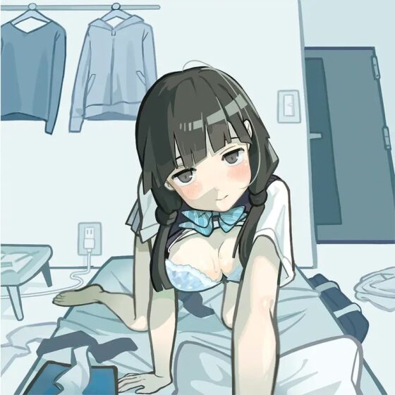 ジト目ぱっつん巨乳後輩に優しく耳舐め搾精されちゃうオナニーサポート音声 [ざらめぺんぎん] | DLsite 同人 - R18