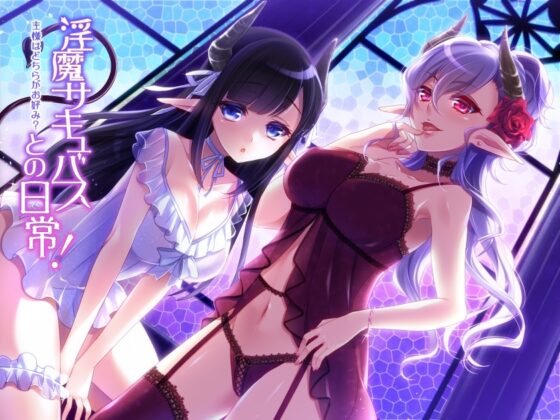 淫魔サキュバスとの日常!主様はどちらがお好み? [18禁SE] | DLsite 同人 - R18