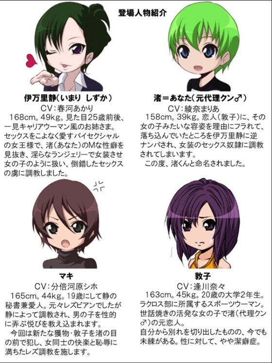 (18禁催淫調教ボイス)伊万里静の恋人～男の娘のカノジョ～ [フェティッシュコロン] | DLsite 同人 - R18