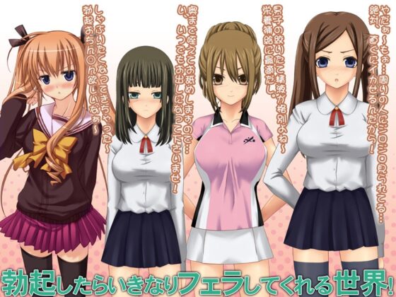 勃起したら即フェラ!巨乳で発育のいい女子○学生が授業中いつでもフェラしてくれる学校 [WiSH] | DLsite 同人 - R18