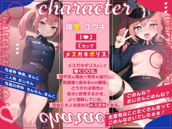 【期間限定110円!】生意気メスガキポリスのオホ声分からせ取調室～調子に乗ったメスガキにちんぽでお仕置き⇒アヘアヘ快楽堕ち～ [欲情エトワール] | DLsite 同人 - R18