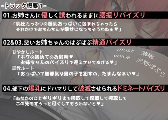 お姉さんの爆乳パイズリに溺れて抜け出せなくなるお話(妹すたー) - FANZA同人