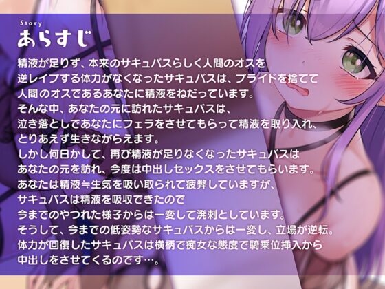 チンポ乞食のサキュバスにどろどろ精液をねだられる [ふわとろ☆ギャラクシー] | DLsite 同人 - R18