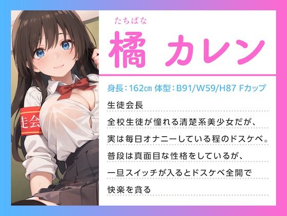 純粋清楚な巨乳生徒会長が実はドスケベJKだった〜学校内でSEXライフ〜(放課後チャイム) - FANZA同人