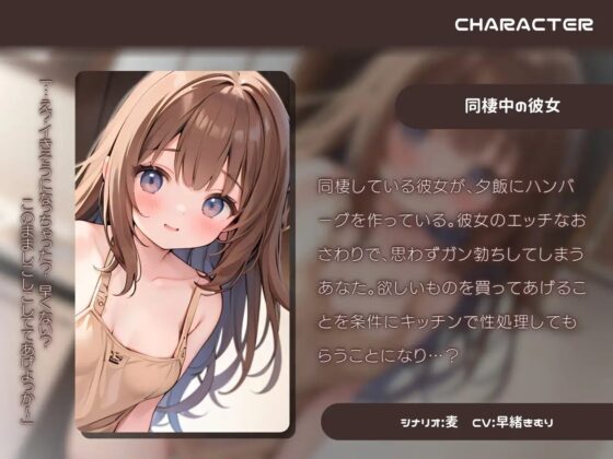 同棲中の彼女がキッチンで寸止め手コキ [きむりのないしょばなし] | DLsite 同人 - R18