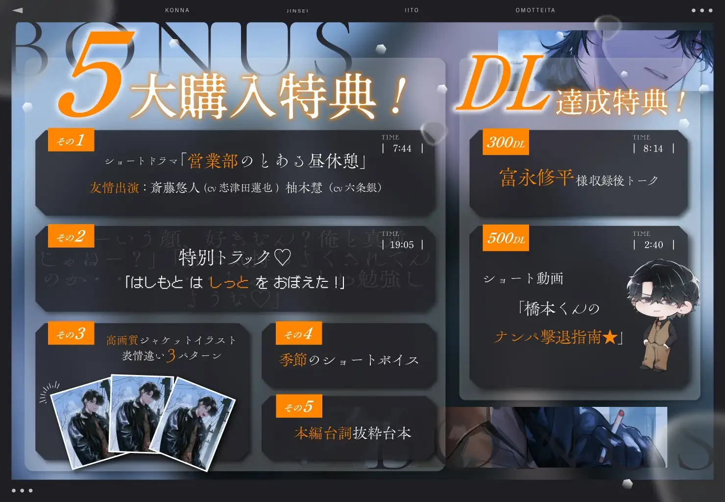 営業部のチャラい同期・橋本くんは、こんな人生でいいと思っていた。【流れでラブホ濃密ワンナイト?→歯止めなし大好きえっち♡】本気で好きになるのが、怖かったから。 [えむすてーしょん] | DLsite がるまに