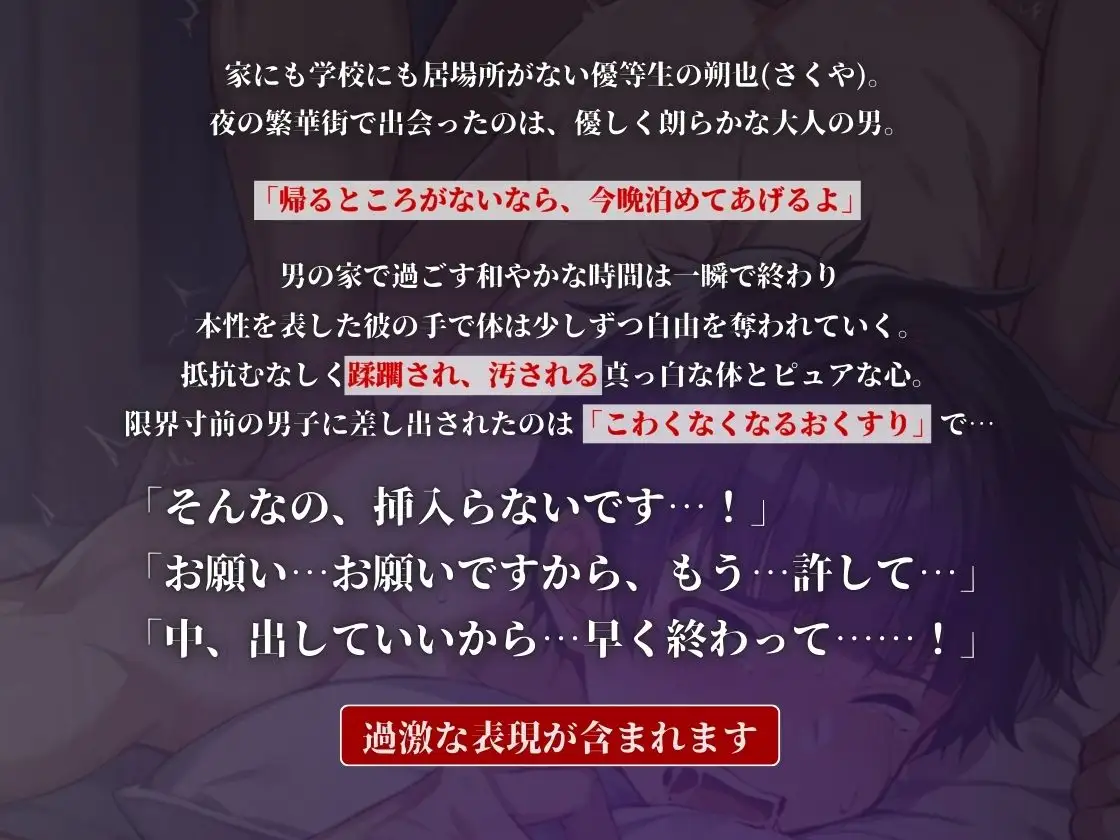 こわくなくなるおくすり～孤立男子が手にしたのは尿道責め調教で壊れる自由～ [阿水一磨 Voice Works] | DLsite がるまに