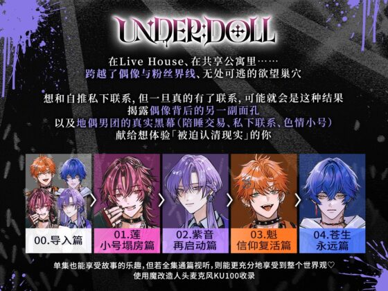 【示众之爱×高潮管理】UNDER:DOLL 04.苍生 永远篇「要不要把你高潮的表情,散播至全世界呢?♡啊哈,你在哭吗?真可爱啊♡再多给我看看吧,你那副不像样的表情♡」 [Cone and Dome] | DLsite がるまに