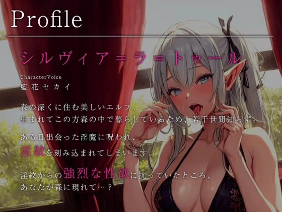 突然チ〇ポをコキ倒してきた発情淫紋処女エルフをオホ声あげるまでハメ倒す話【台本同梱】 [どぐま♰ぱにっく] | DLsite 同人 - R18