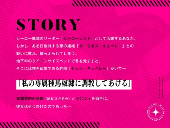 【※ハッピーエンド※】悪の組織幹部の甘サドお姉さん～悪堕ちヒーロー種馬マゾ調教～ [えるてゃ ガルs] | DLsite 同人 - R18