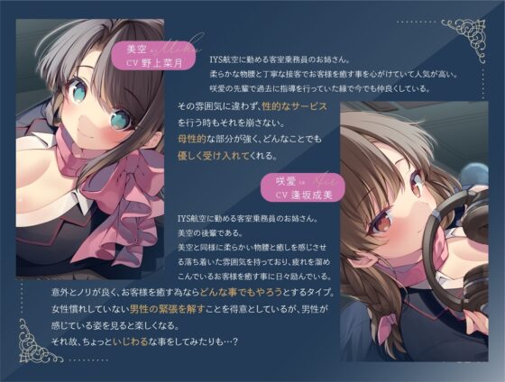 Cure Attendant〜二人の添乗員さんにたっぷり甘やかされる極上の空の旅〜 [ディーブルスト] | DLsite 同人 - R18