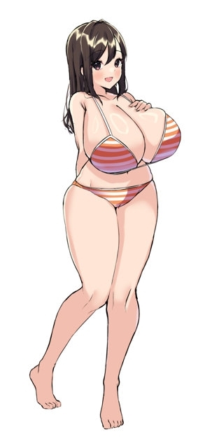 巨乳の子がひたすら自分の胸に興奮するお話 [甘い甘] | DLsite 同人 - R18