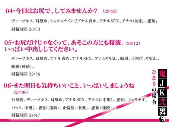 【奥まで届く耳舐め・音/声シンクロ】鬼JK弐裏。ひまりの場合。ふたりで気持ちいいこと、たくさんしましょうね。 [にゃんこフェチ] | DLsite 同人 - R18