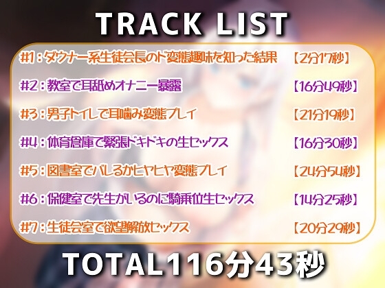 実はド変態生徒会長～彼女のヤバい変態趣味を目撃してしまった結果、何もかも手遅れになってしまいました～ [銀娘] | DLsite 同人 - R18