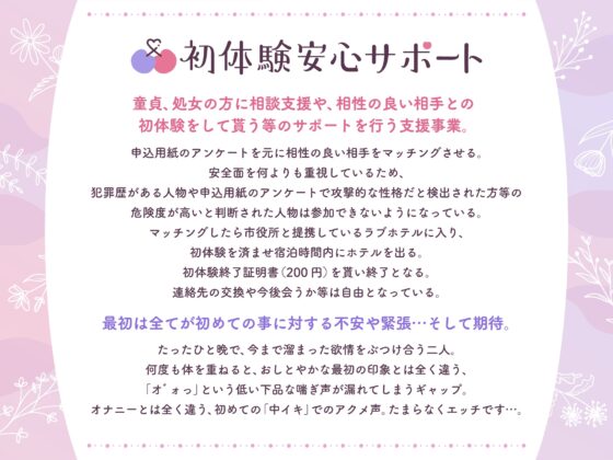 緊張しながらも優しくリードしてくれるおしとやかで性欲強め処女の紬さん～初体験安心サポート～ [甘幸冬水] | DLsite 同人 - R18