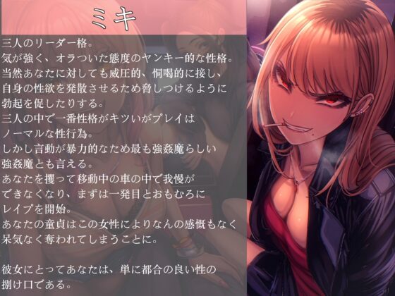 貞操観念逆転世界で超肉食系レイプ魔×3に拉致られボロ雑巾確定輪姦レイプ [狐屋本舗] | DLsite 同人 - R18