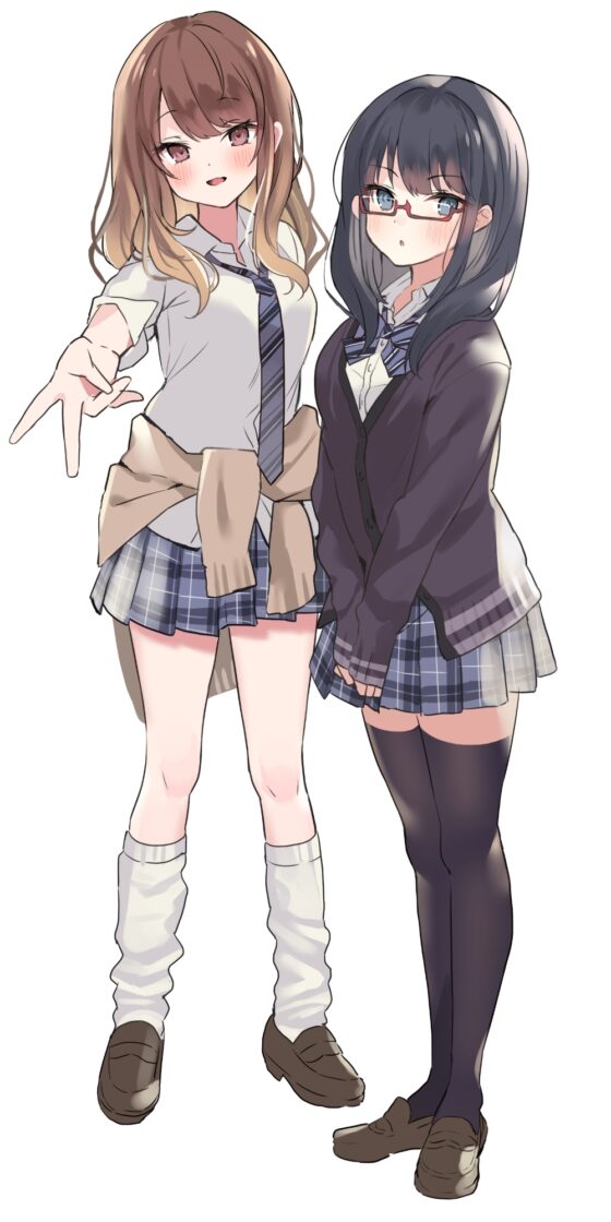 クラスメートのおしゃべりの間に入りたい。【上絛千尋&amp;五十嵐夕夏】 [RaRo] | DLsite 同人 - R18