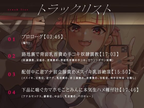 彼女を寝取った人気配信者の黒ギャル男の娘に復讐しようとしたら奴隷調教された… [ホワイト×ラバーズ] | DLsite 同人 - R18