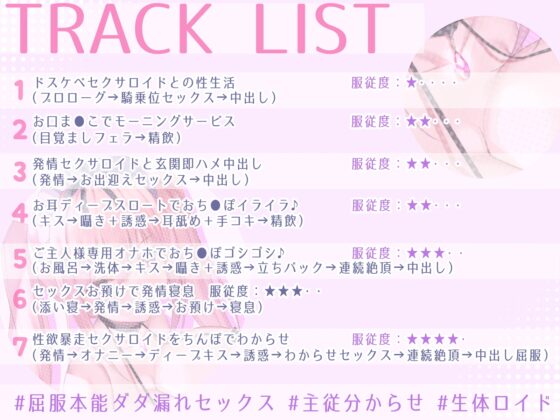 無条件溺愛してくるヤンデレセクサロイドとの「支配されたい」「使われたい」「完全所有されたい」願望ダダ漏れアクメ性活【KU100&超リアル音質】 [エモイ堂] | DLsite 同人 - R18