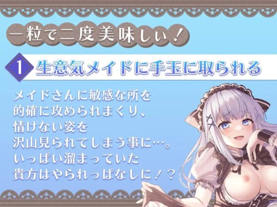 生意気メイドに手玉に取られるお射精性活からの凶悪お〇んちんでわからせっ! 一粒で二度美味しい♪メイドさんが性処理してくれる性活。 [ひだまりみるくてぃ] | DLsite 同人 - R18