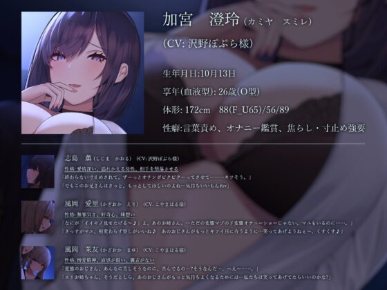 幽霊オナニーサポート～カッコイイお姉さんが性欲を満たすために行うキツいオナ指示～ [えるしすラバー♪] | DLsite 同人 - R18