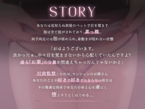 お隣さんのヤンデレ地雷女に拉致監禁され身も心も堕とされる [シコラボ] | DLsite 同人 - R18