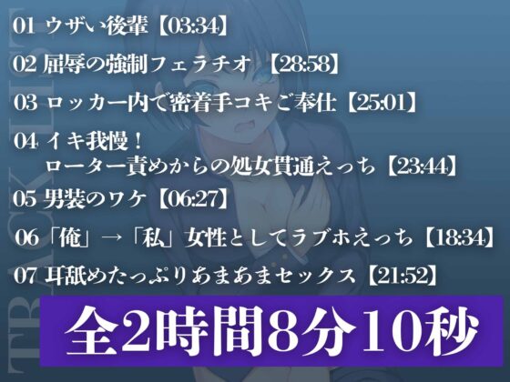 【低音ボイス】ダウナー”男装女子“のおま◯こ快楽堕ち【KU100】 [ばななさうんど] | DLsite 同人 - R18
