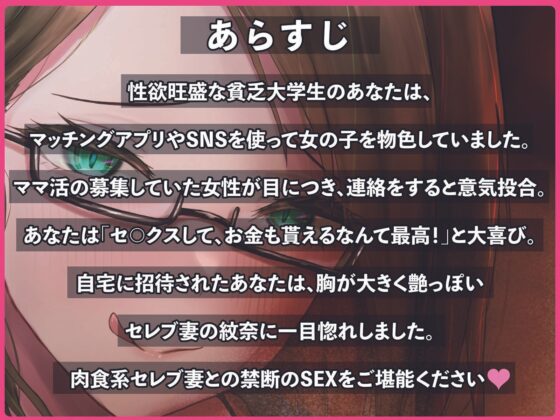 ママ活に堕ちた肉食系セレブ妻は若いおち○ぽがお好き [ムーンナイト] | DLsite 同人 - R18