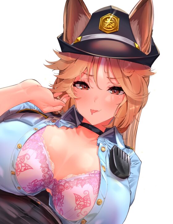 【ケモミミ娘ときもちい日常】犬耳おまわり娘さんのドスケベ取り調べ性活 〜フェロモンの濃いオスの股間を入念にチェック、おまんこ検査でドハマり本気交尾〜【KU100】 [けもみみしんどろーむ] | DLsite 同人 - R18