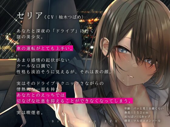 カーセックス・ドライブオーガズム～「抜ける」けど「眠れる」エモーショナル射精～ [シロイルカ] | DLsite 同人 - R18