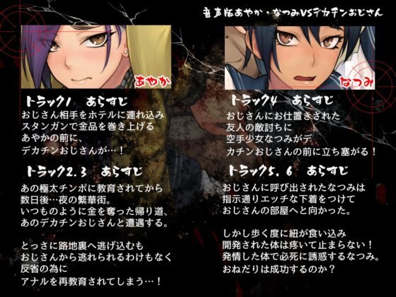 音声版 あやか・なつみvsデカチンおじさん [CHIKAKU] | DLsite 同人 - R18