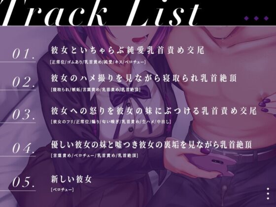 彼女との関係を壊した地雷女子に乳首責めされながら寝取られマゾ化調教 [ユーフォリアファクトリー] | DLsite 同人 - R18