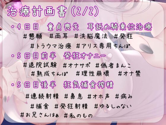 【耳舐め逆レイプ】監獄病棟〜メンヘラサキュバスの偏愛早漏治療〜 [ドリームファクトリー] | DLsite 同人 - R18