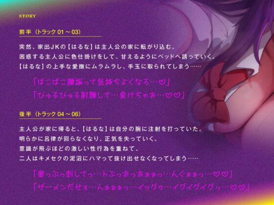 【きったねぇオホ声でお薬交尾】正体不明の家出JKと、宇宙一幸せなキメセク【フェラ抜きザーメンゲップ】 [常世常闇所々] | DLsite 同人 - R18