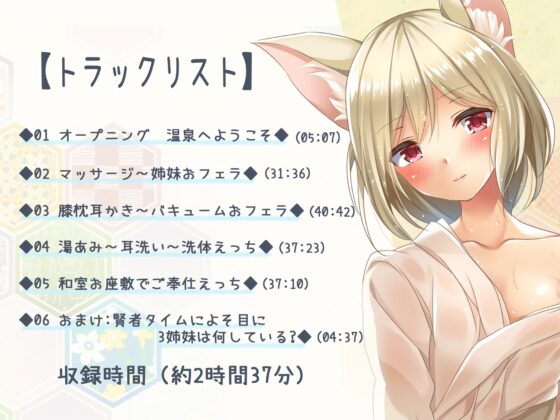 【処女作】ケモ耳座敷童3姉妹秘湯温泉でおもてなし【KU100】 [甘恵リラクゼーションサロン] | DLsite 同人 - R18