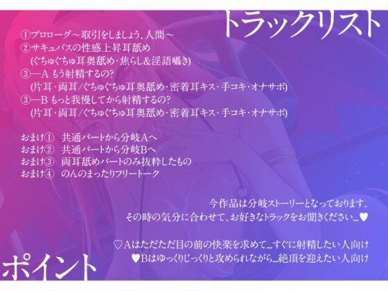 【密着淫語囁き/ぐちゅぐちゅ耳舐め/指フェラ/オナサポ】気まぐれサキュバスのオナサポ耳舐め～私のお気に入りになってくれる?～ [ヤドナーズcafe] | DLsite 同人 - R18