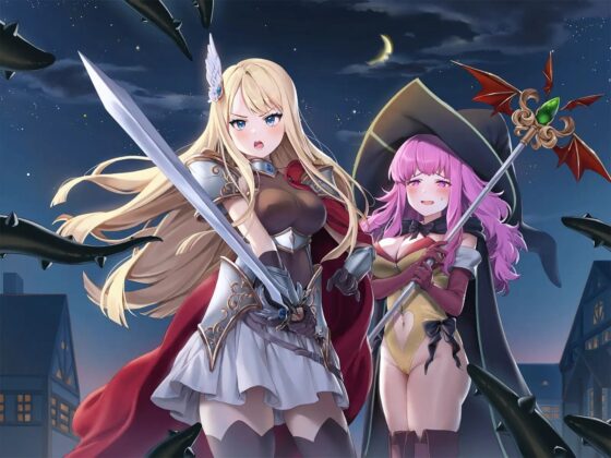 冒険の途中で騎士(♀)と魔導士(♀)が… [脳とりがー] | DLsite 同人 - R18