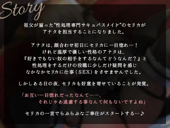 性処理専門サキュバスメイド -セリカ- [金平糖の夢] | DLsite 同人 - R18