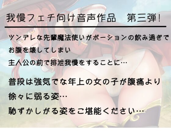【排泄我慢】〜おもらしをしそうなせんぱいまほうつかい〜【CV:浪実みお様】 [お漏らしふぇち部] | DLsite 同人 - R18