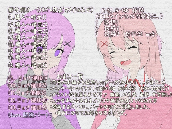 ゆめみごこちリョナ催眠 催眠音声 [ぺありふこうぼう] | DLsite 同人 - R18