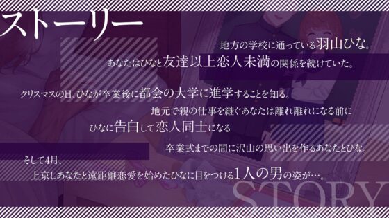 【NTR】ボクの知らないキミの表情～上京した最愛の彼女が都会の男に身も心も奪われるまで～【KU100】 [優越と喪失] | DLsite 同人 - R18