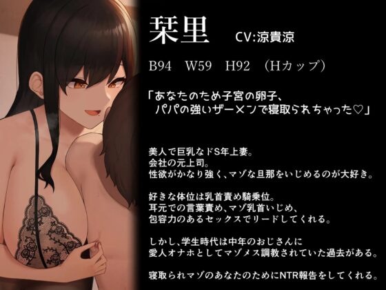 【乳首責め×ネトラセ】年上妻の寝取られ報告～ドSな妻のドMな本性～ [へその惑星] | DLsite 同人 - R18